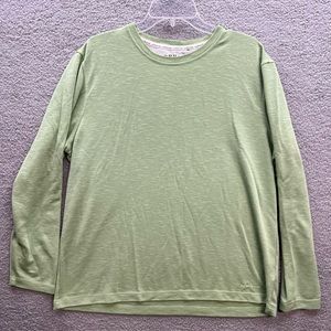 Orvis T Shirt Adult Large Green Pullover  T-Shirt Mens L Cotton